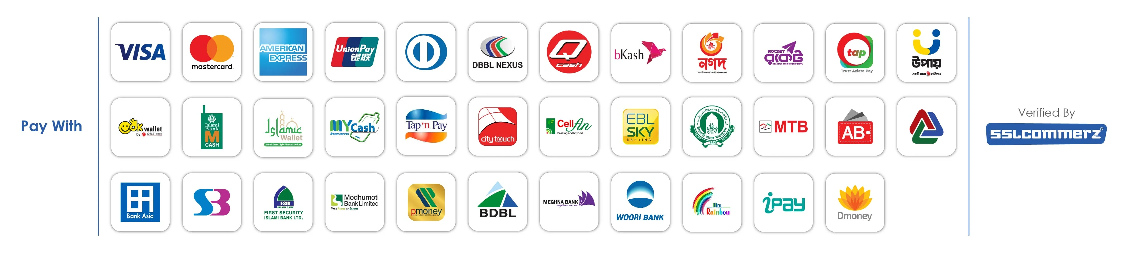 Accepted Payment Methods